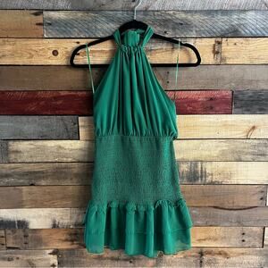 Fiestar Green Halter‎ Tank Top Size Small